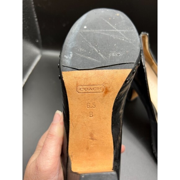 Coach Open Toe Heels - Picture 8 of 16